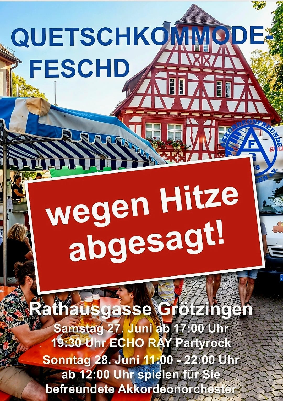 Quetschkommodefeschd ABGESAGT!